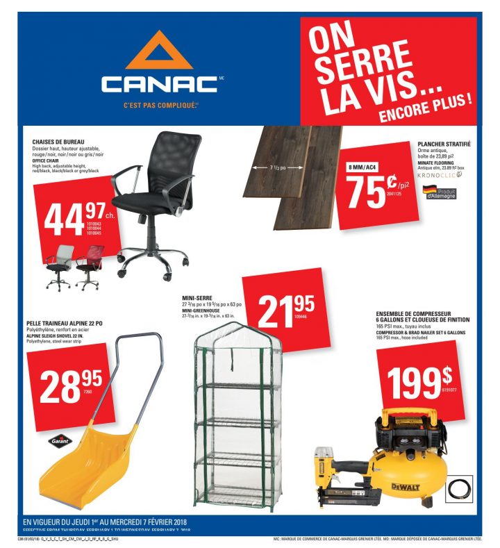 Publisac 2018 Flyer (Cnc_Wk05_C05) By Salewhale – Issuu concernant Mini Serre Intérieur Canac