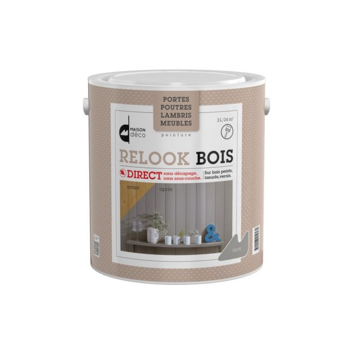 Relook Bois Pour Lambris Maison Deco Taupe 2 L – Décoration dedans Bricorama Deco Relook Bois Pour Lambris Maison Deco Taupe 2 L – Décoration dedans Bricorama Deco