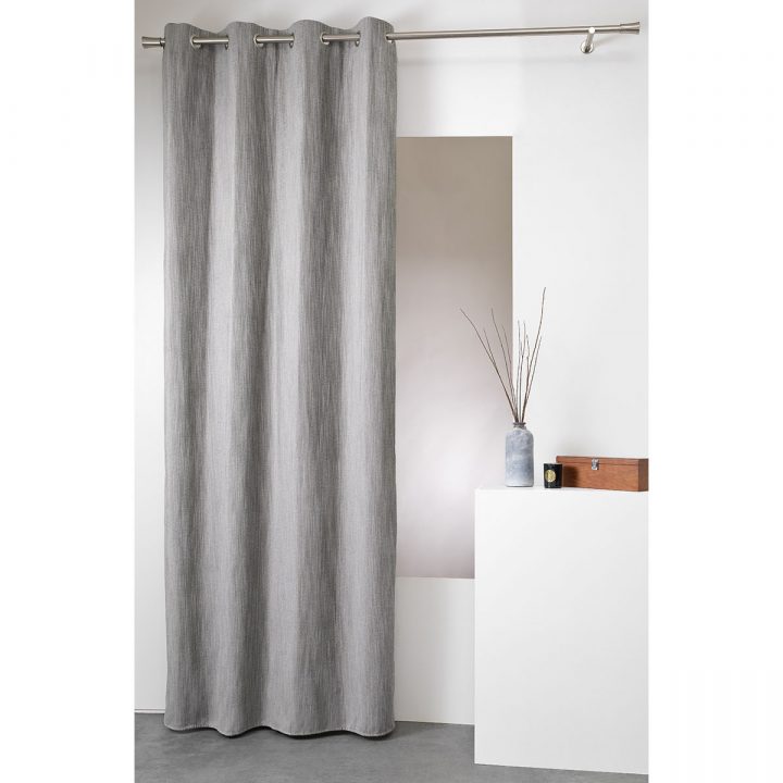 Rideau 280 Cm avec Rideau Gris Anthracite Castorama
