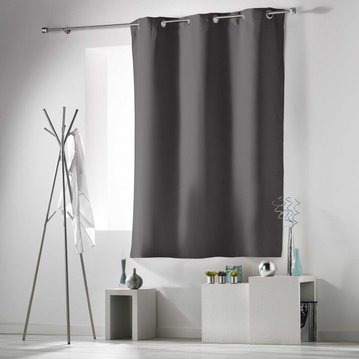 Rideau Occultant À Œillets Inox Occult Uni tout Rideau Thermique 140X180 Rideau Occultant À Œillets Inox Occult Uni tout Rideau Thermique 140X180