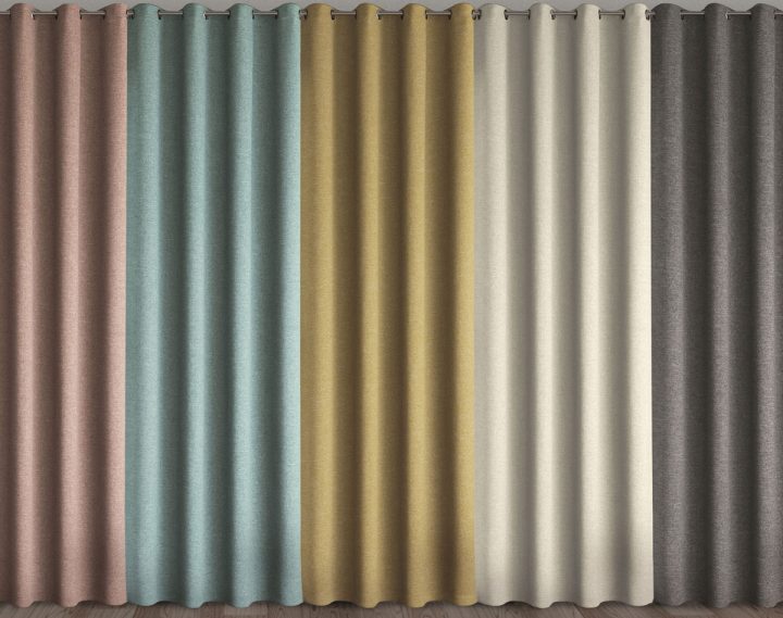 Rideau Occultant Thermique Et Phonique Natté Chiné/Dos avec Rideau Occultant Velours Thermique Et Phonique Dos Polaire Rideau Occultant Thermique Et Phonique Natté Chiné/Dos avec Rideau Occultant Velours Thermique Et Phonique Dos Polaire