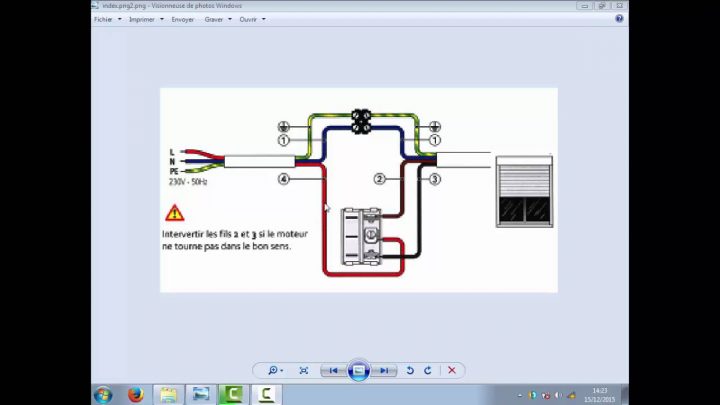 Rideaux Electrique Avec Intirrupteur Intervertir avec Schéma Électrique Rideau Métallique