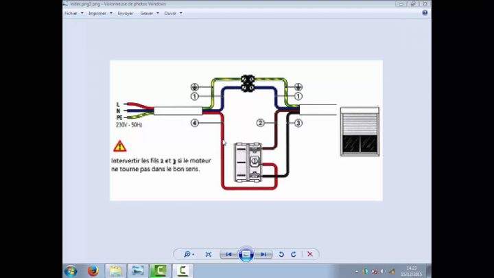 Rideaux Electrique Avec Intirrupteur Intervertir destiné Schema Electrique Rideau Metallique