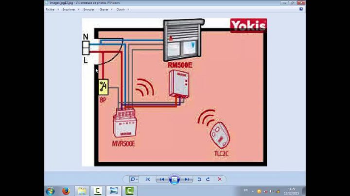 Rideaux Electrique Avec Telecommande encequiconcerne Schema Electrique Rideau Metallique