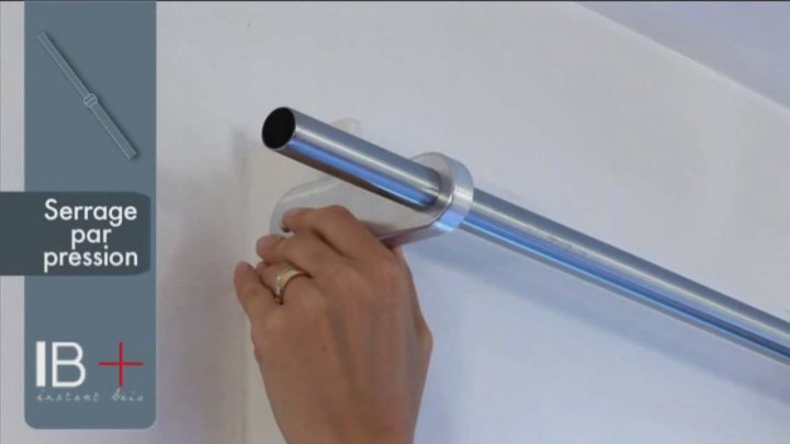 Ridorail / Ib+ Tringle À Rideau Pour Caisson De Volet Roulant concernant Support Tringle Rideau Plafond Castorama