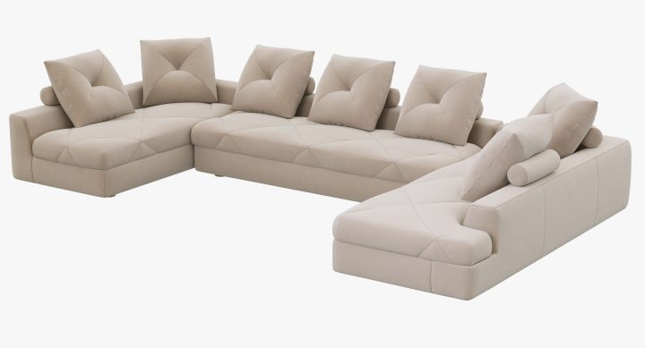 Roche Bobois Preface Modular Sofa 3D Model concernant Roche Bobois Canape Preface