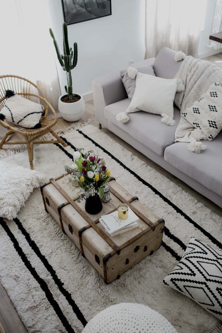 Room Tour : Mon Salon L'Instant Flo avec Tête De Lit Coquillage Bouchara