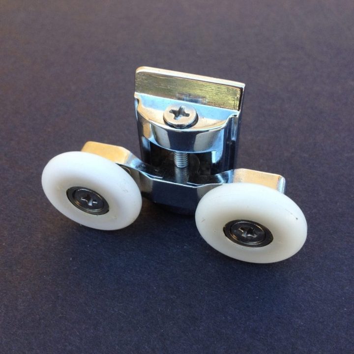 Roulette Cabine Douche Double (Lot De 4) avec Roulette Porte Coulissante Brico Depot