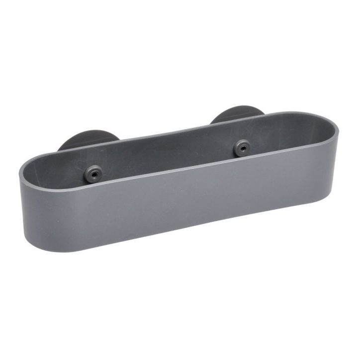 Serviteur Ventouse Gris Anthracite serapportantà Support Douchette Ventouse Gifi