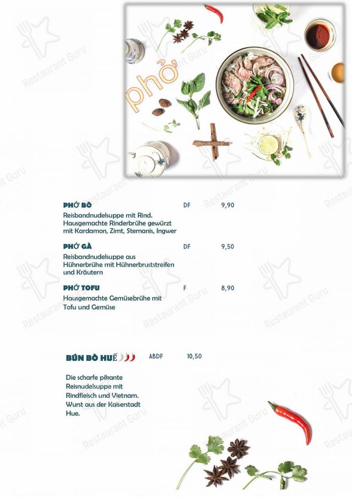 Speisekarte Von Xin Chao Restaurant, Wien pour Xichao Speisekarte Von Xin Chao Restaurant, Wien pour Xichao