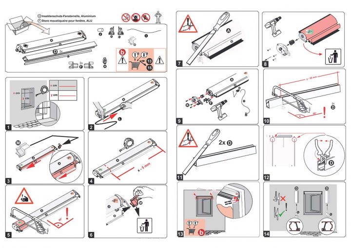 Store Moustiquaire Pour Fenêtre Recoupable En Aluminium L pour Lanière Pvc Souple Brico Dépôt