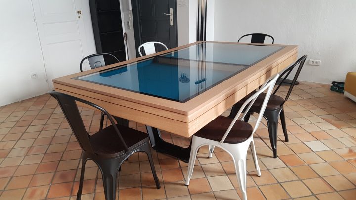 Table De Billard Convertible En Table À Manger | Billards Breton tout Billard Table À Manger Avec Rallonge