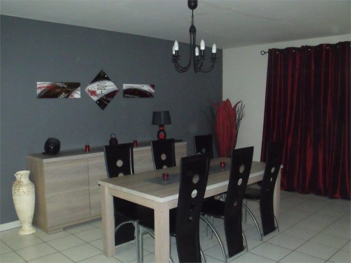 Tableau Salle A Manger Deco Gris Et Rouge | Home Decor concernant Salle A Manger Crack