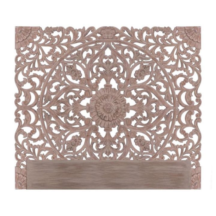 Tête De Lit Flora 160Cm Bois Vintage dedans Tête De Lit Coussin Suspendu Gifi