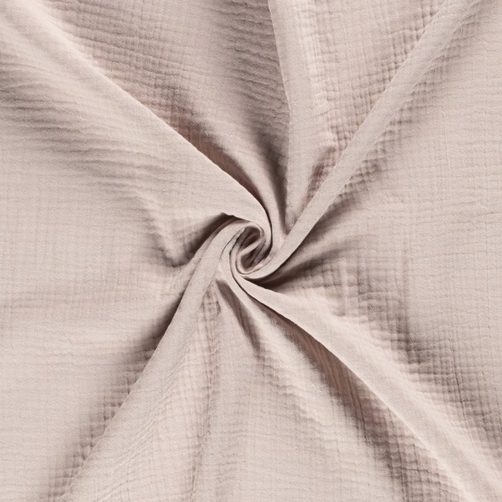 Tissu Triple Gaze De Coton Beige Sable – Par 10 Cm tout Triple Gaze De Coton Grande Largeur