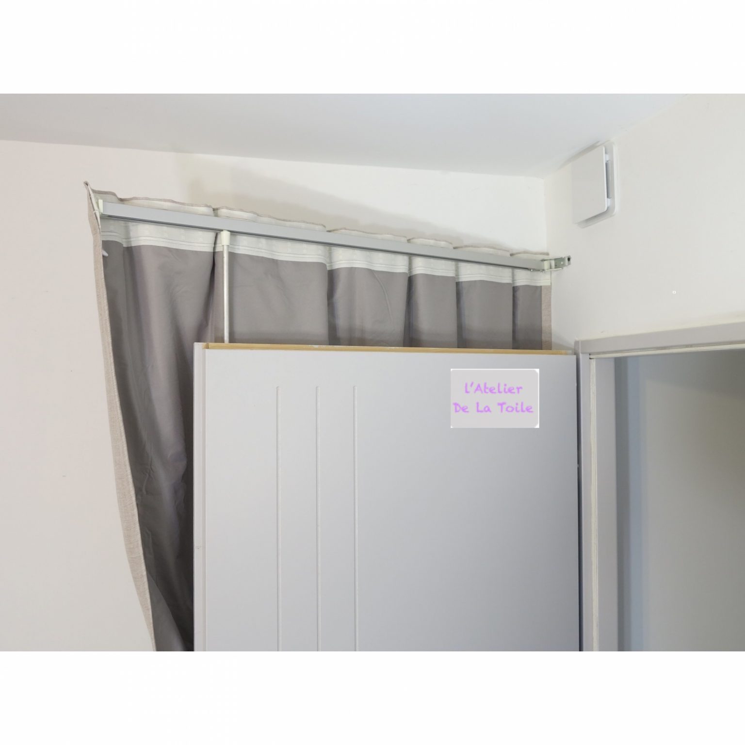 Tringle Portière Pivotante Bocama (Pour Porte En destiné Pivorail