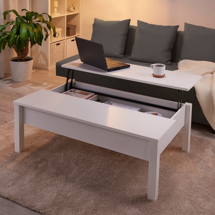 Trulstorp Table Basse – Blanc 115X70 Cm concernant Table Basse Pliante Ikea