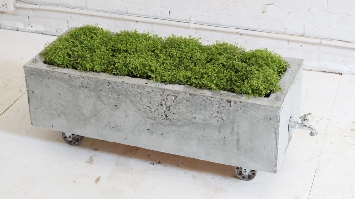 Tutoriel : Fabriquer Un Bac À Fleurs En Béton pour Fabriquer Jardinière Béton Cellulaire