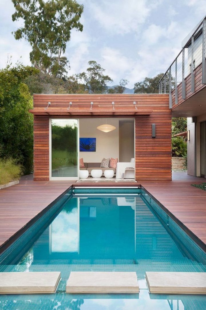 15 Best Creative Small Swimming Pool Design For Backyard dedans Pool House Composite