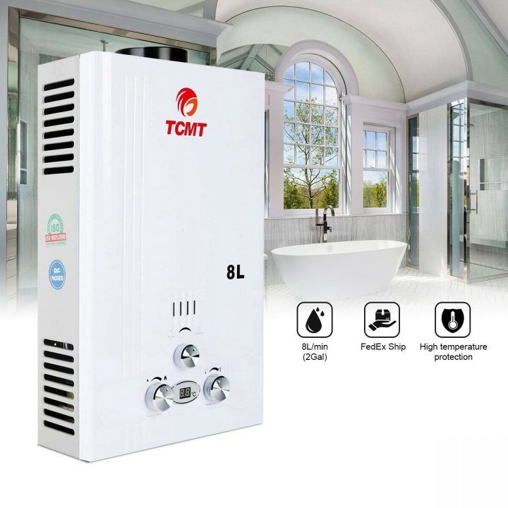 8L/Min 2Gpm Lpg Propane Gas Tankless Water Heater Instant Hot Water Shower tout Haobang