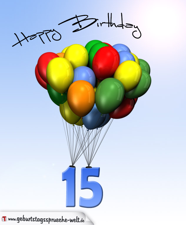 15. geburtstag junge