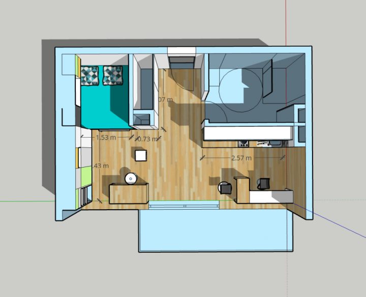 Aménagement Studio 30M2 dedans Aménagement Petit Appartement30M2