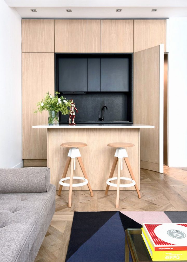 Amenager Salon Cuisine 25M2 Beau Amenager Cuisine Ouverte destiné Salon Cuisine 25M2