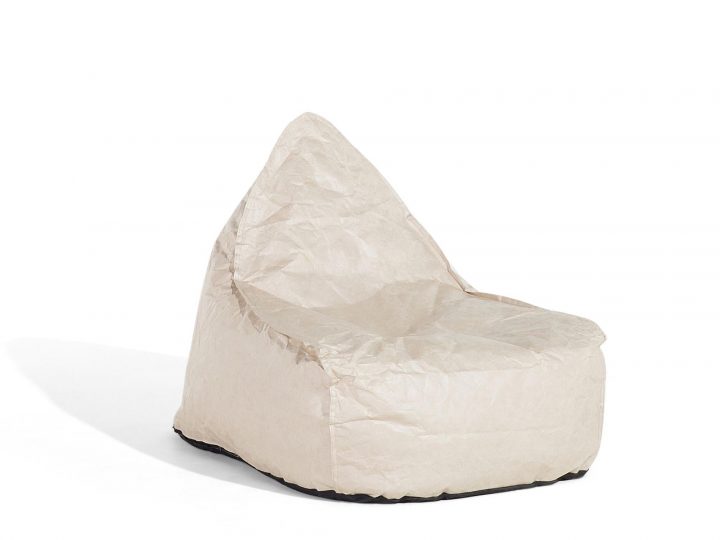 Beliani Pouf Poire Beige Drop | Leroy Merlin avec Billes De Polystyrène Pour Pouf Leroy Merlin