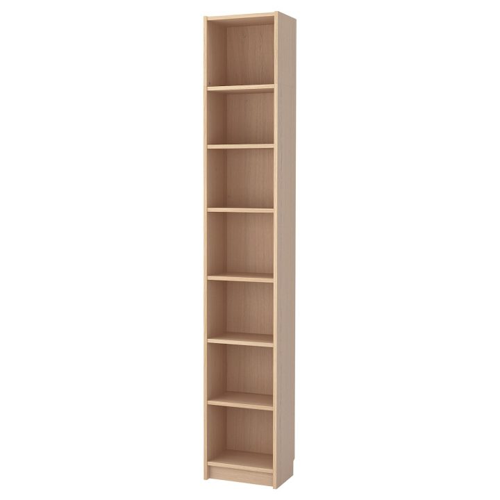 Billy Bibliothèque Avec Surmeuble – Plaqué Chêne Blanchi 40X28X237 Cm intérieur Ikea Billy Demi-Étagère