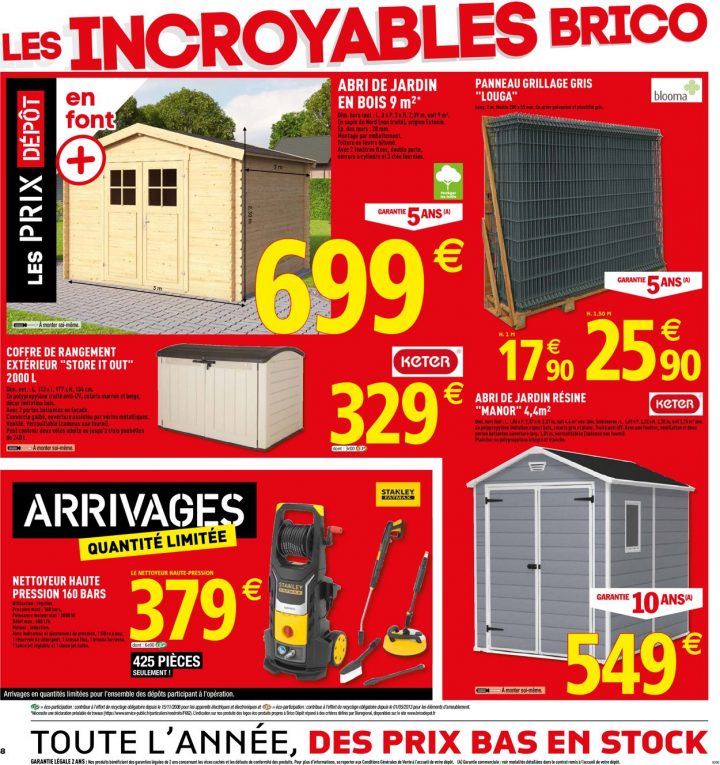 Brico Dépôt Catalogue Actuel 07.06 – 30.06.2019 [8 intérieur Abri Velo Brico Dépôt