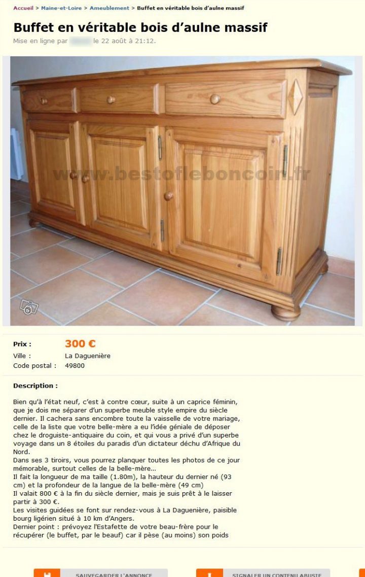 Buffet En Véritable Bois / Ameublement / Pays De La Loire pour Buffet Le Bon Coin Buffet En Véritable Bois / Ameublement / Pays De La Loire pour Buffet Le Bon Coin
