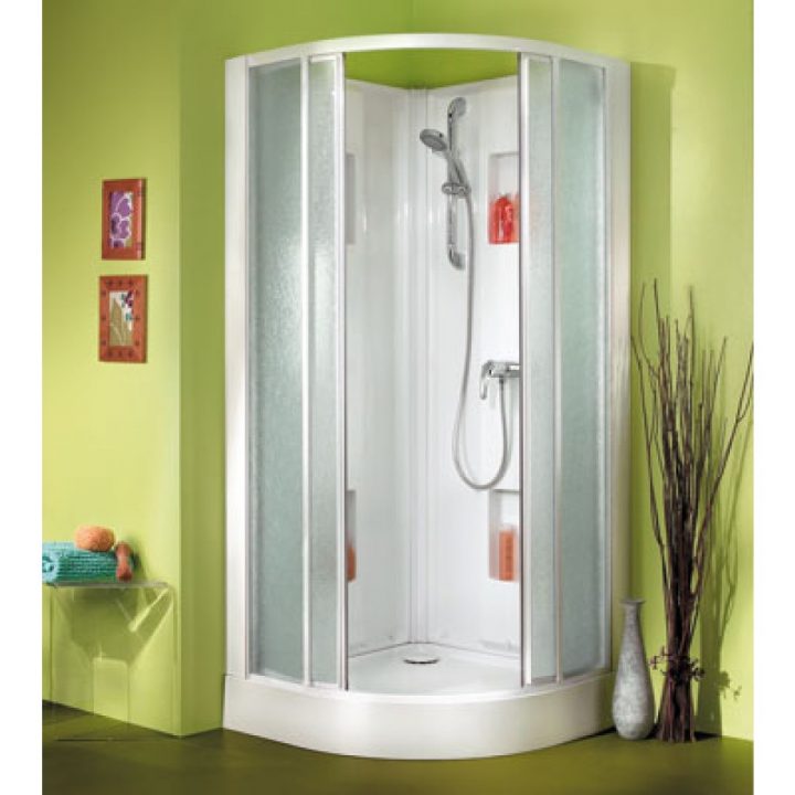 Cabine De Douche 1/4 De Cercle 90X90 Cm – Portes à Receveur De Douche Quart De Rond 70X70