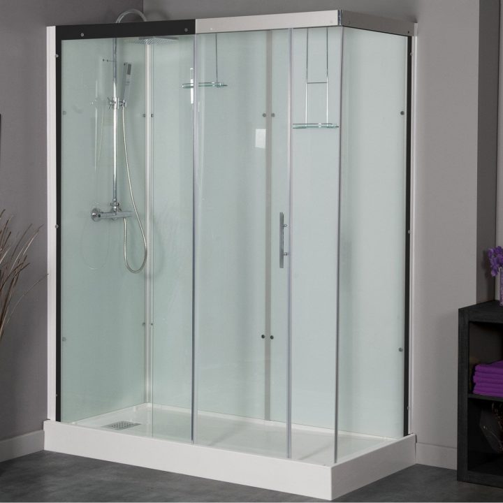 Cabine De Douche Rectangulaire 160X80 Cm, Thalaglass 2 avec Cabine De Douche 80X80 Leroy Merlin