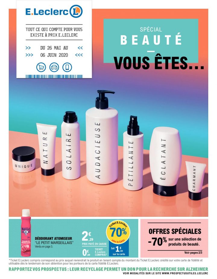 Calaméo – Catalogue Spécial Beauté E.leclerc Saint-Médard intérieur Gel Douche L&#039;Arbre Vert Leclerc