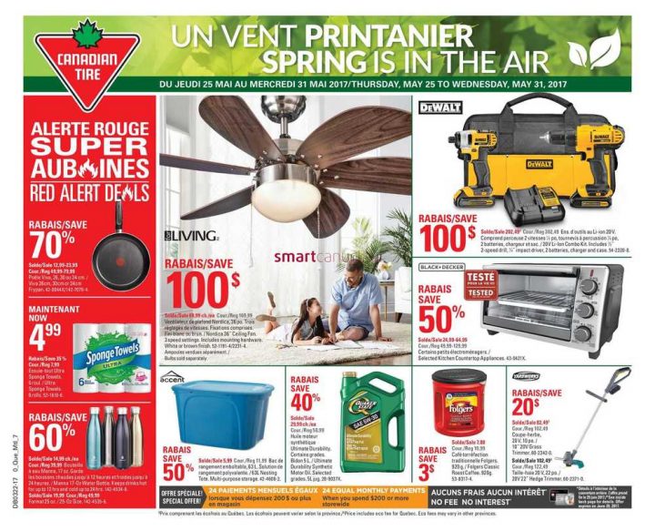 Canadian Tire (Qc) Flyer May 25 To 31 concernant Ventilateur Plafond Canadian Tire