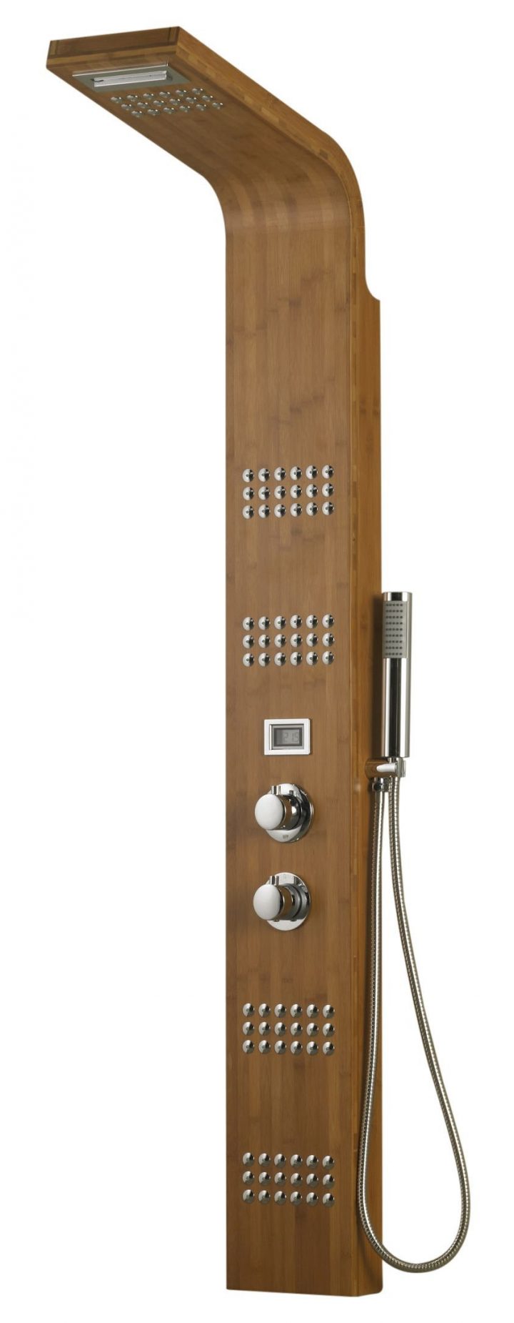 Colonne De Douche En Bois Hydrothérapie – Bamboo | Colonne encequiconcerne Colonne De Douche Bambou Leroy Merlin