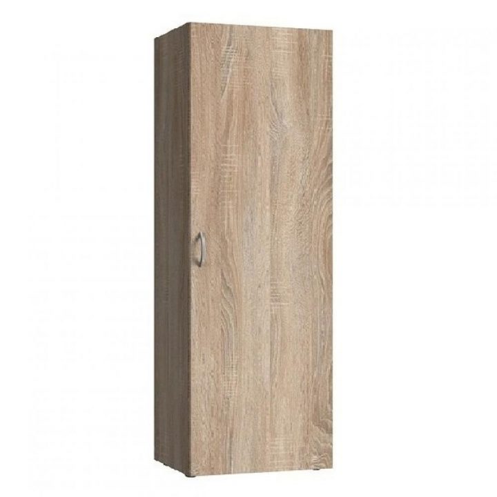Colonne De Rangement Lund 1 Porte Chêne Naturel Largeur 50 X 40 Cm  Profondeur serapportantà Meuble Rangement Largeur 50 Cm