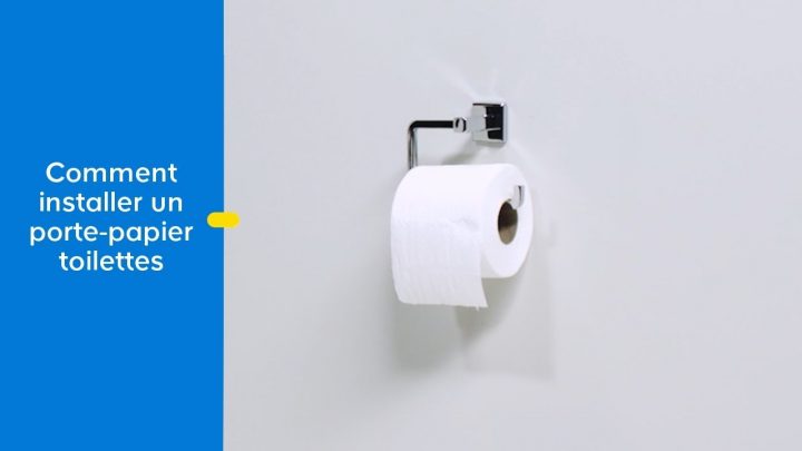 Comment Installer Un Porte Papier Toilettes – Castorama pour Porte Papier Toilette Ventouse Castorama
