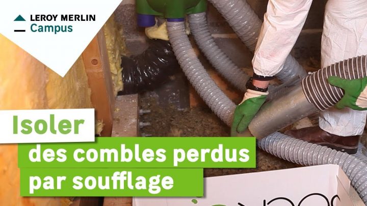 Comment Isoler Des Combles Perdus Par Soufflage ? | Leroy Merlin encequiconcerne Bille Polystyrène Pour Béton Leroy Merlin