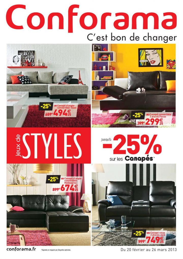 Conforama Catalogue 20 Février-26 Mars 2013 By à Conforama Salle À Manger Atlanta