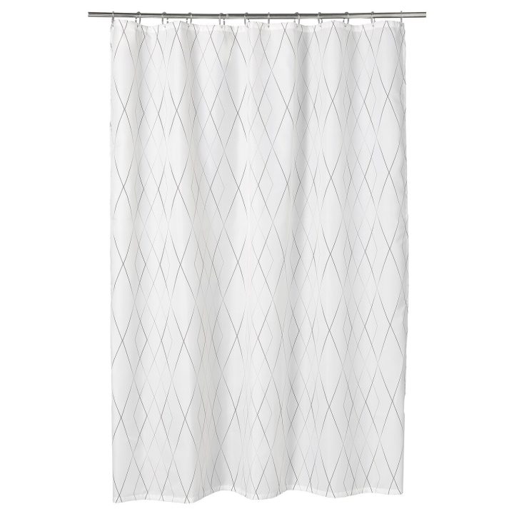Crochets Rideaux De Douche Ikea Ringsjön Transparent Anneau serapportantà Rideau Perle Bois Ikea