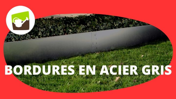 Délimitez Vos Allées Avec La Bordure De Jardin En Acier Galvanisé Flexible  1,17M Jardin Et Saisons dedans Bordure Aluminium Jardin Castorama