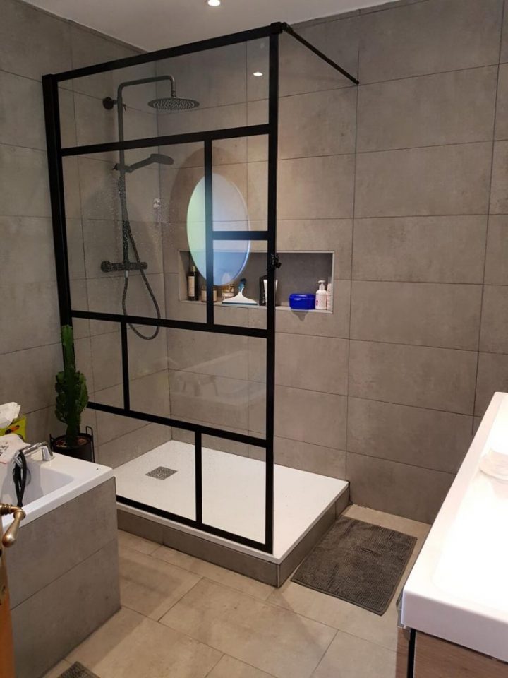 Douche Italienne : 10 Modèles Tendance ! – Kozikaza destiné Paroi De Douche Verrière Sur Muret