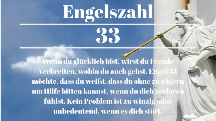 Engelszahl 33 Und Ihre Bedeutung – Warum Siehst Du 33? pour 33 6 Numérologie