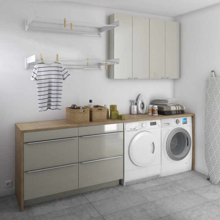 Épinglé Sur Salle De Bains encequiconcerne Poteau À Linge En Beton Brico Dépôt