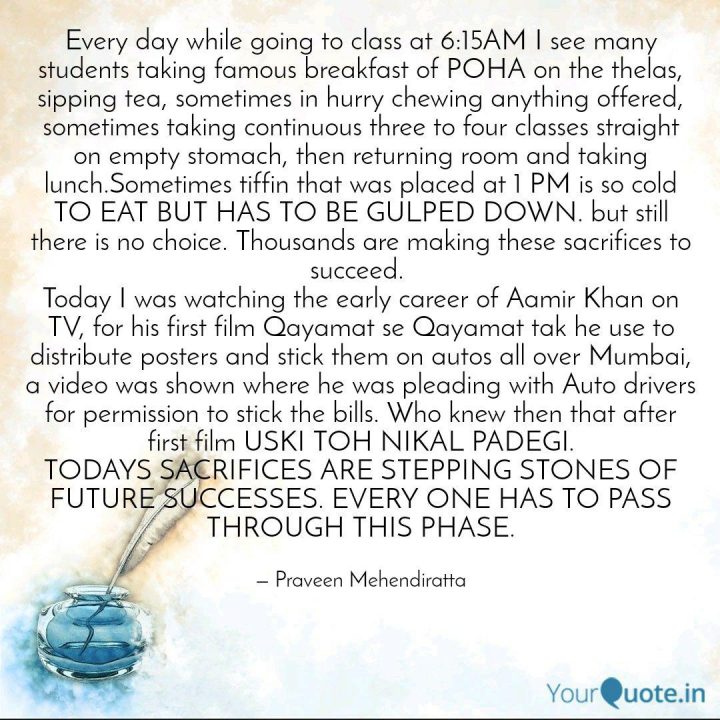 Every Day While Going To  | Quotes & Writings By Praveen concernant F5Qr5