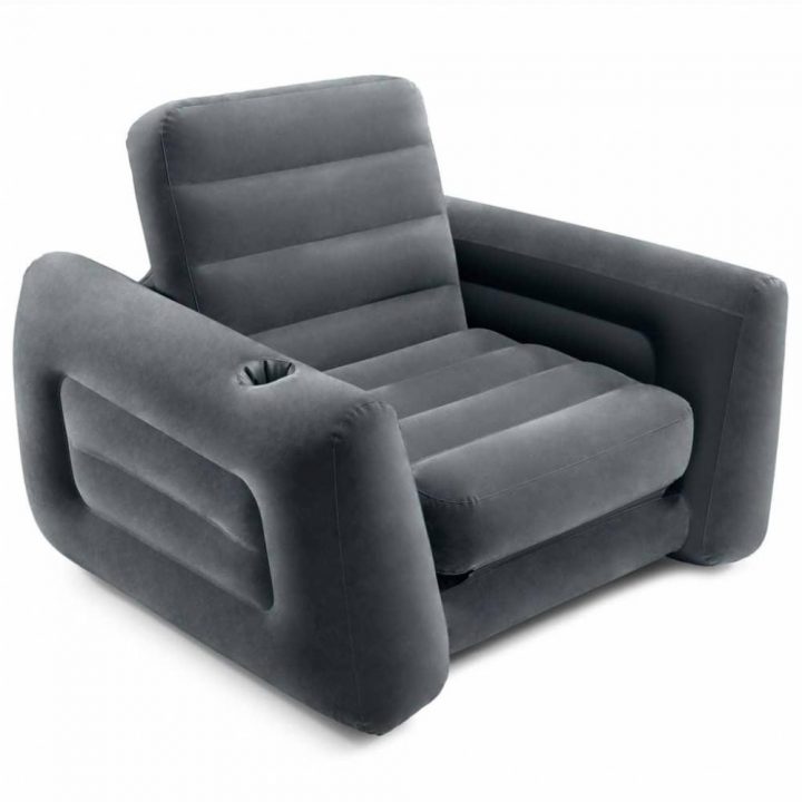 Fauteuil Gonflable Gris Vinyle pour Gifi Canapé Gonflable