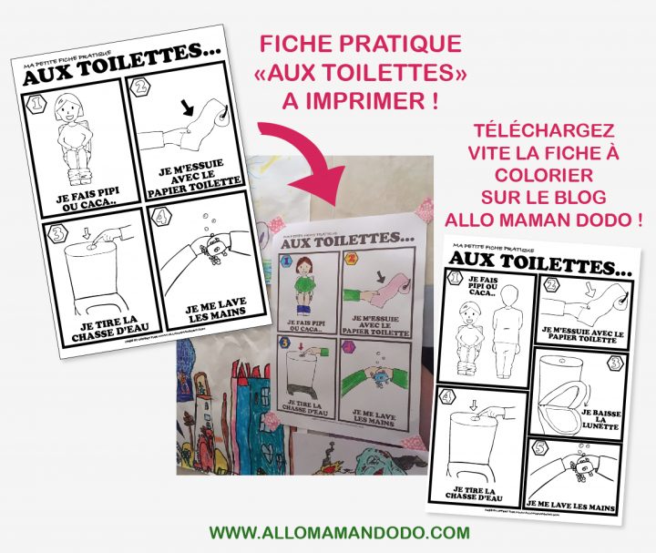Fiche Pratique: "Aux Toilettes" À Imprimer! (Téléchargement destiné Panneau Toilette À Imprimer