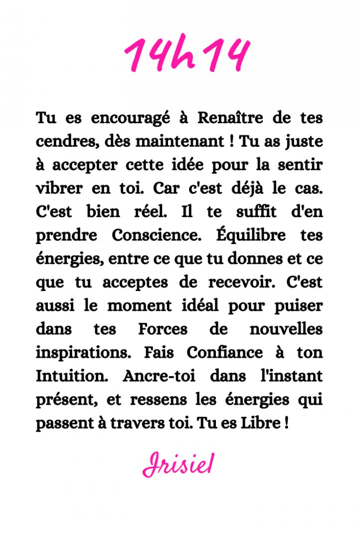 Heures-Miroirs, La Magie Des Synchro-Destinées En 2020 (Avec avec Heure Miroir 14H14