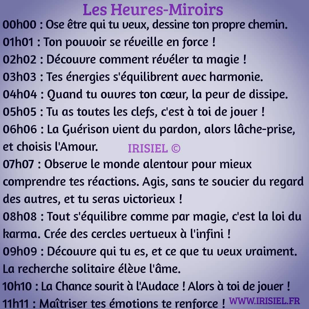 Heures-Miroirs - Messages Inspirés, En Lien Avec Le Tarot De avec Heure Miroir 14H14